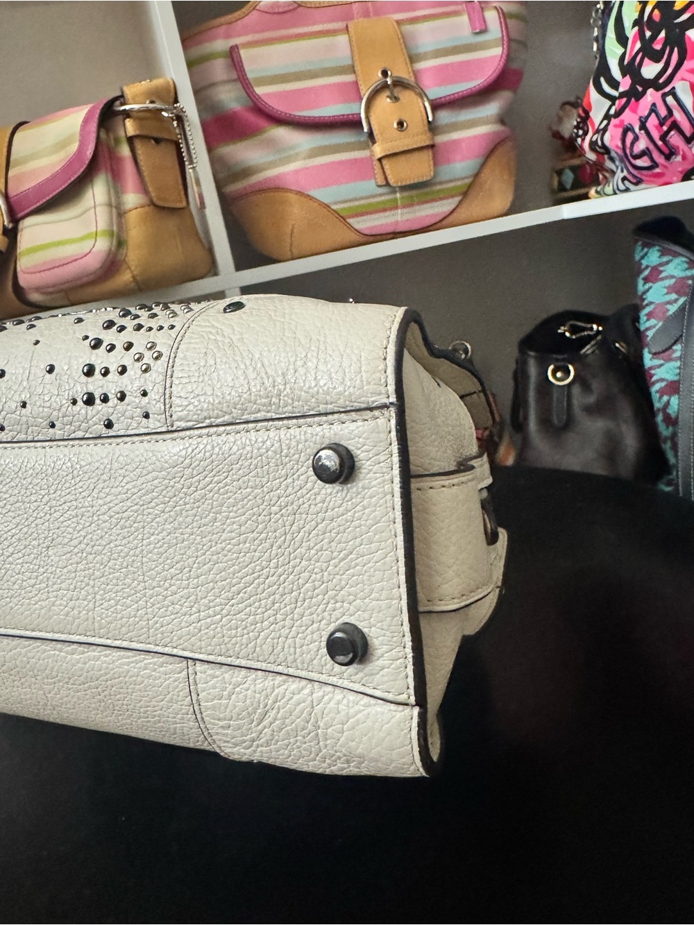Coach Mercer 24 Satchel with Bandana Rivets - Picture 7 of 12
